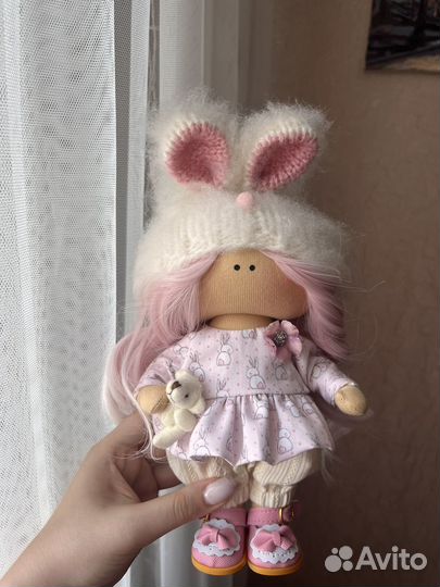 Текстильная кукла ручной работы