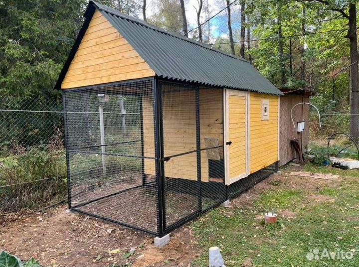 Курятник с установкой