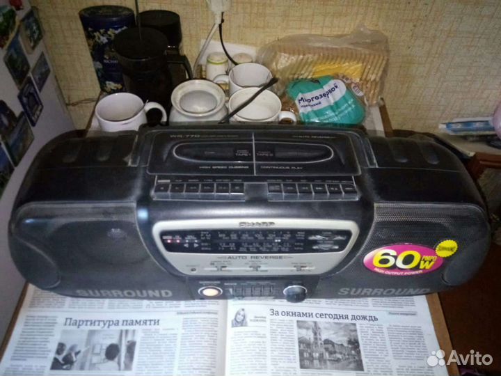 Sharp wq-770.магнитофон