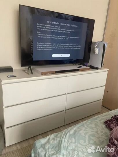 Комод Денвер белый матовый