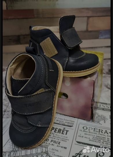 Ботинки демисезонные кожа 24р