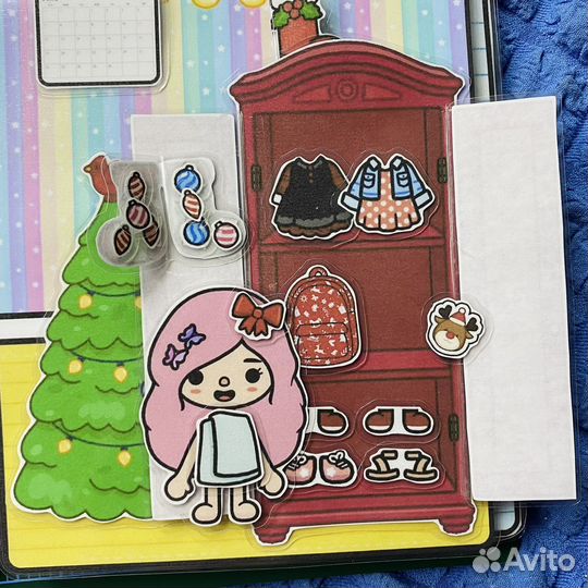 Игра книжка домик Тока Бока Christmas