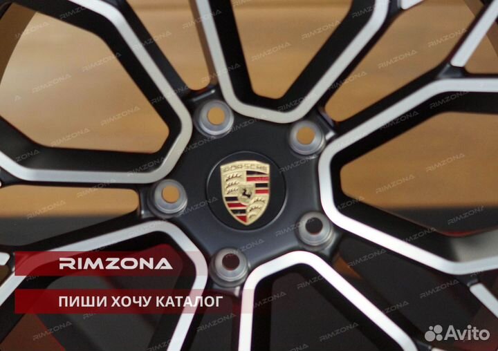 Кованые диски R21 на Porsche