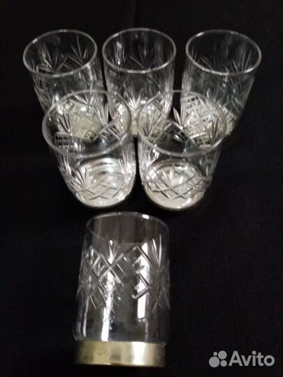 Стопки,бокалы хрустальные