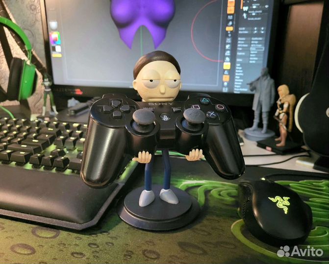 Подставка для геймпада PS3 - Морти
