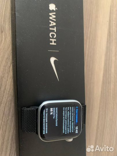 Часы apple watch 6 44 mm nike