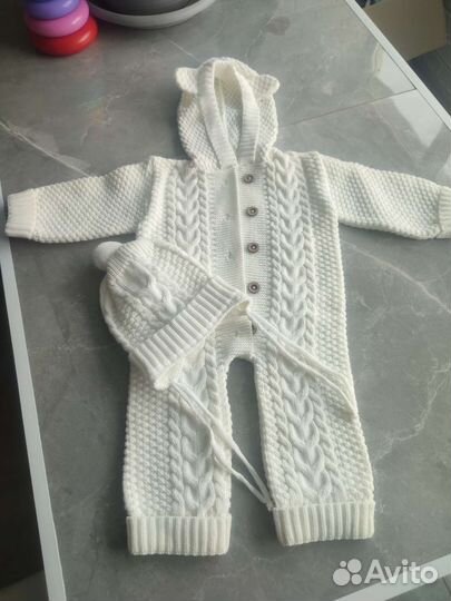 Комбинезон вязаный 62