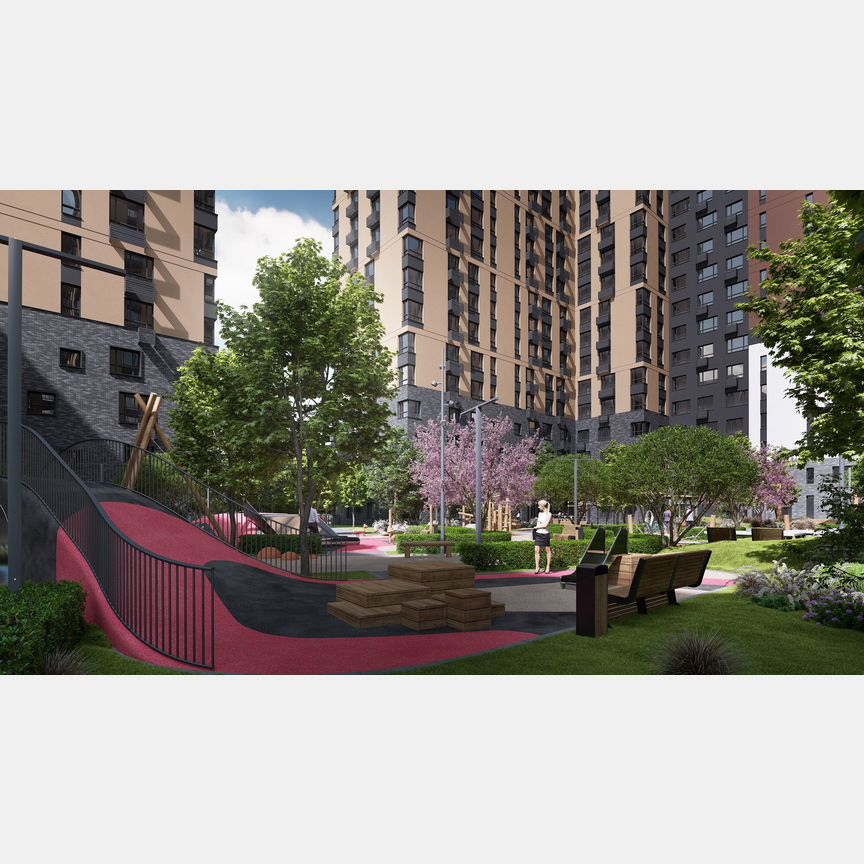 1-к. квартира, 36,1 м², 3/17 эт.