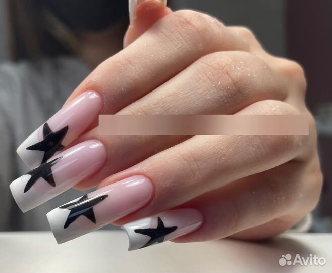 Маникюр на дому/ Наращивание ногтей/ Гель-лак