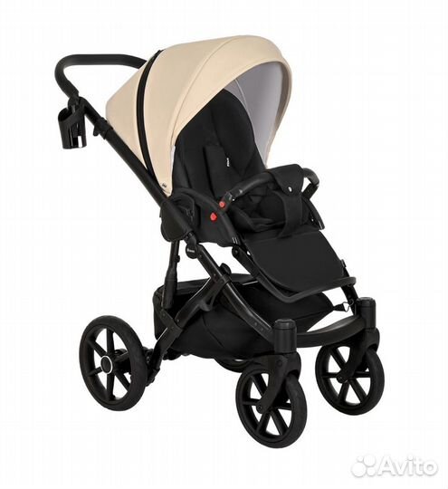 Коляска 2 в 1 Pituso Moon Lether, Vanilla (Ваниль)