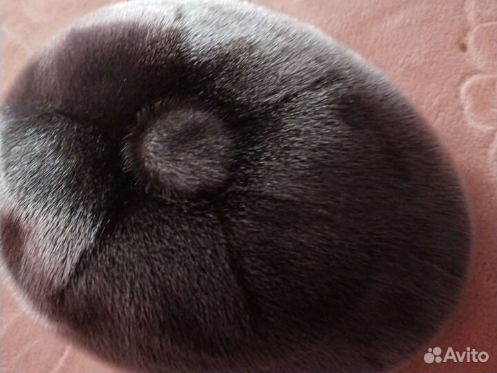 Меховая мужская кепка