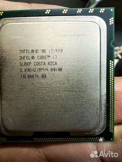 Материнская плата с процессором intel core i7