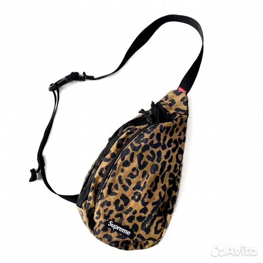 Supreme Sling Bag Leopard (оригинал )