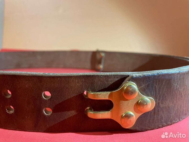 Подарок для мужчин ремень ручной работы Литтолтон