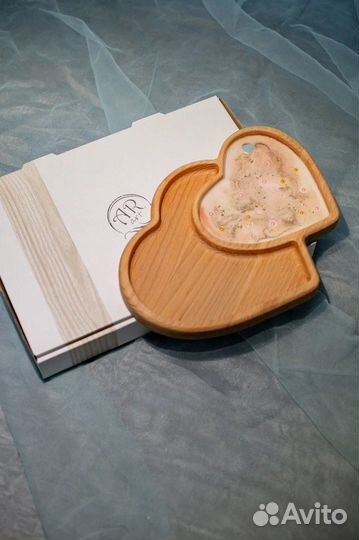 Менажница из дерева подарок