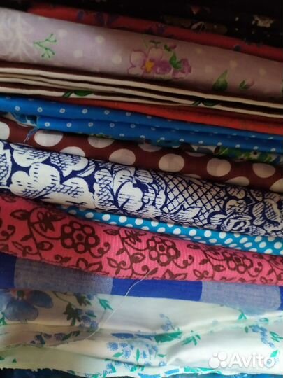 Ткани СССР, разные отрезы