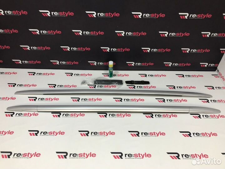 Рейлинги Toyota Fortuner 16-22г Серебро