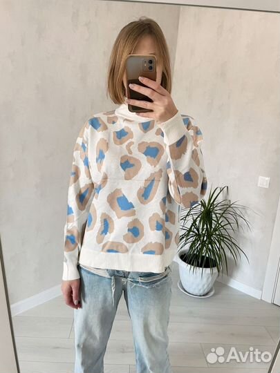 Свитер леопардовый