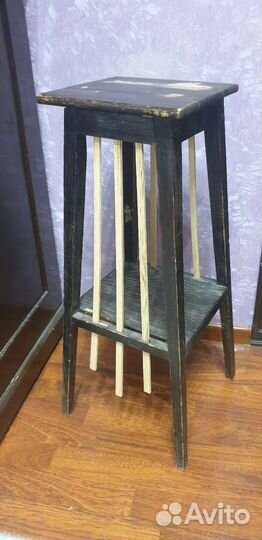 Старинная жардиньерка этажерка