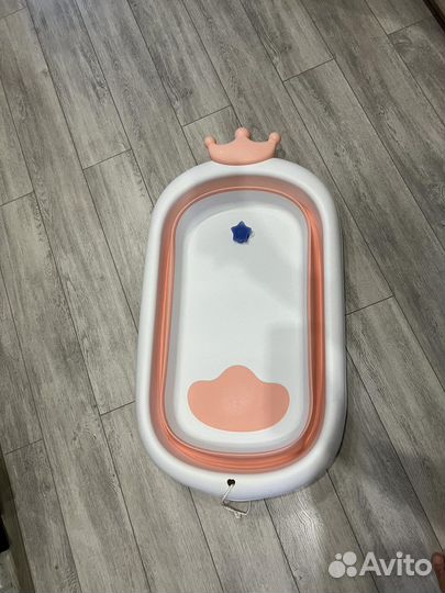 Детская ванночка для купания с горкой