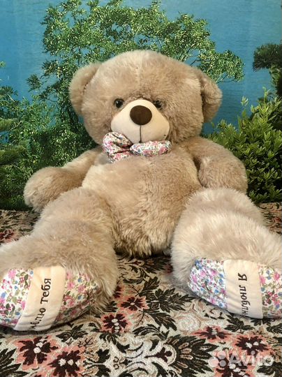 Плюшевый медведь 80см большой