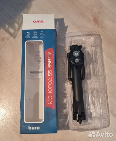 Монопод для селфи Buro SS-65BTR-BK