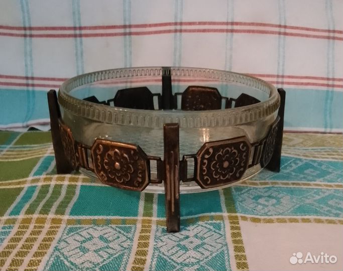 Конфетница мельхиоровая СССР