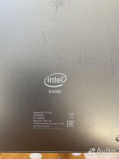 Ноутбук Digma Eve 15 C423 Es5069Ew