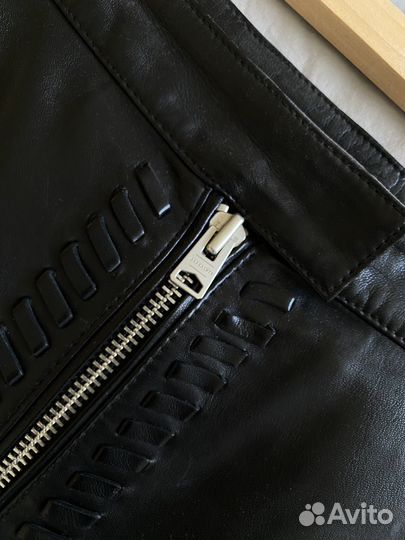 Кожаная юбка AllSaints, 38