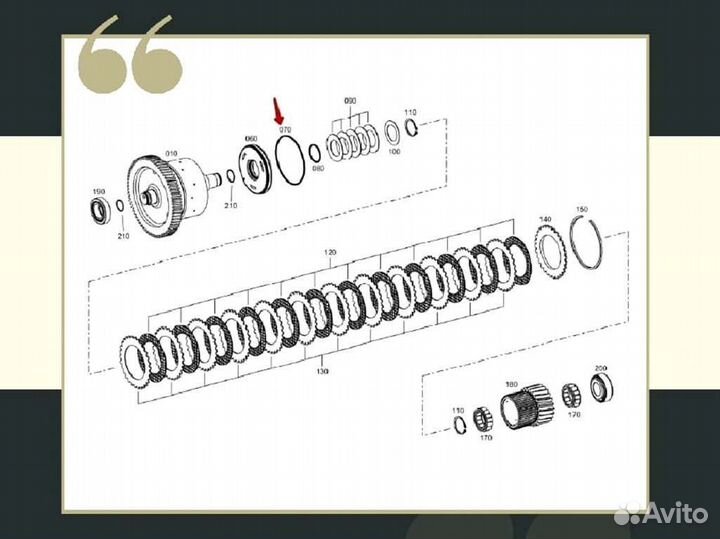 Кольцо уплотнительное ZF