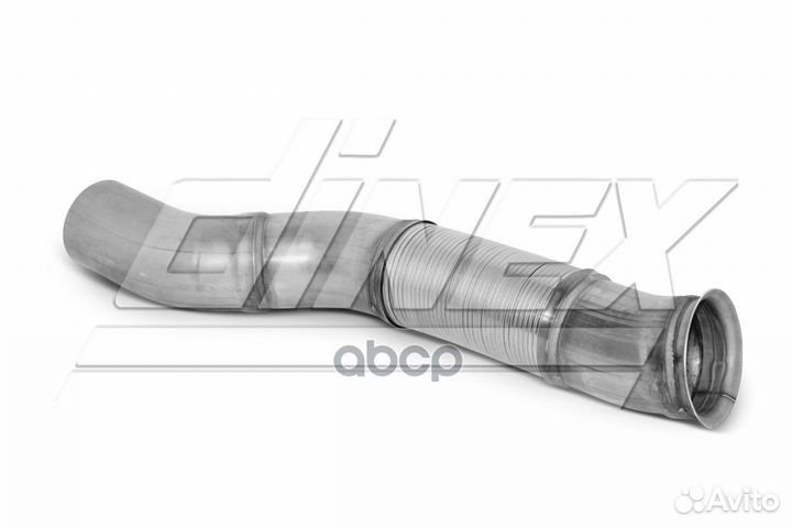 Передняя труба с гофрой mercedes truck нерж 56259