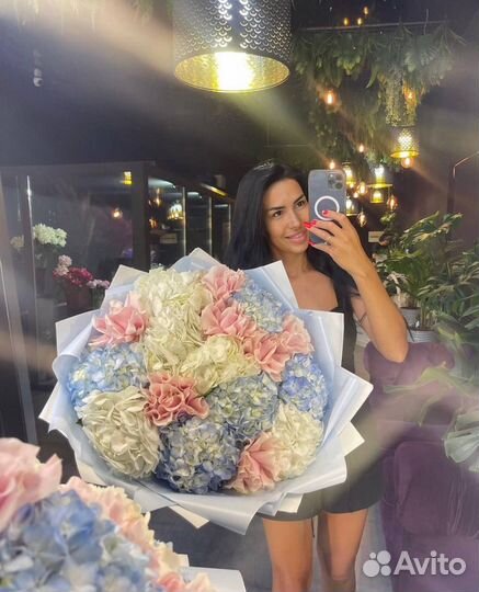 Шикарные букеты из гортензии Для самой прекрасной