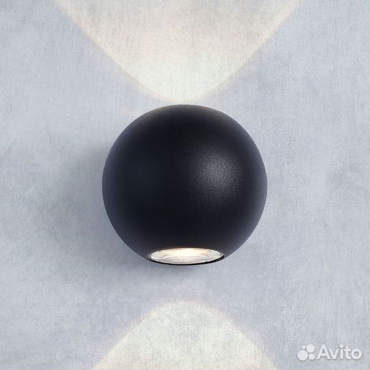 Светильник настенный светодиодный черный новый