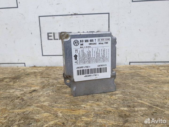 Блок управления AirBag Vw Golf Plus 1.6 2006