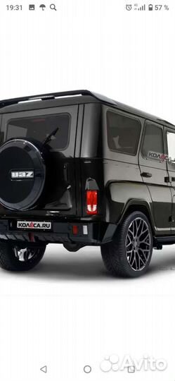 Задние фонари на УАЗ в стиле гелик