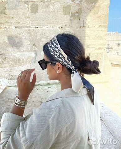 Лента твилли dior шелковая