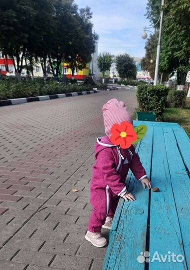 Комбинезон флисовый для девочки