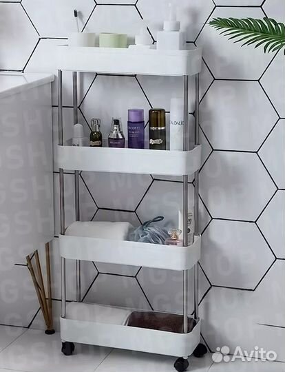 Этажерка на колесиках 4 яруса