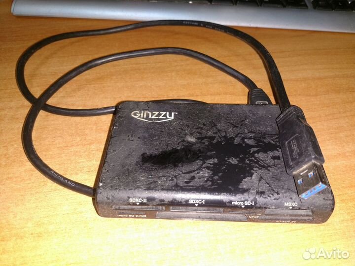 Ginzzu Card Reader Usb 3.0 GR-336B