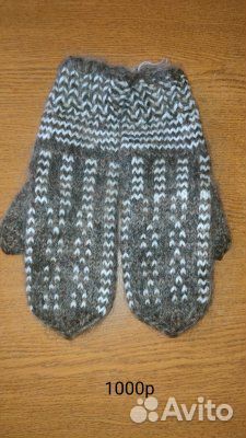 Варежки женские ручная работа