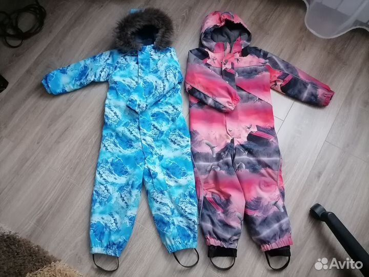 Комбинезоны зимние 104-110 размера и куртка деми