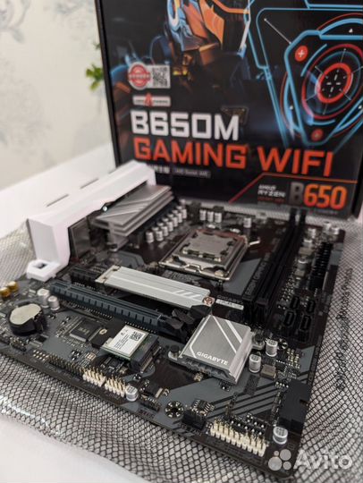 Комплект Ryzen 5 7600X+B650M Gaming wifi