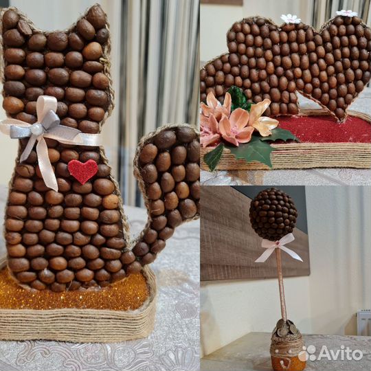 Топиарий. Котик. Сердечко. Подкова