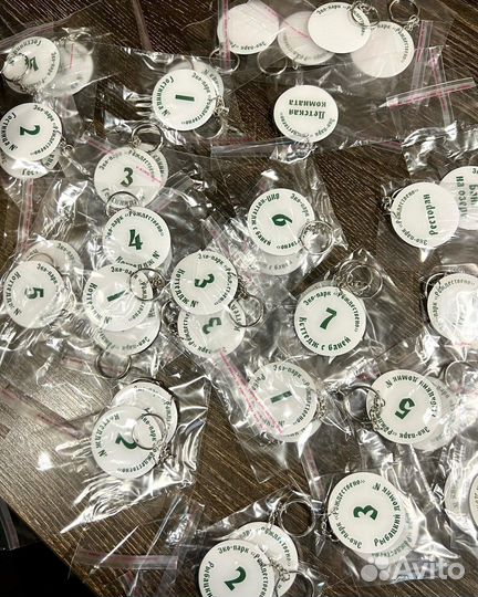 Изготовление двусторонних брелоков