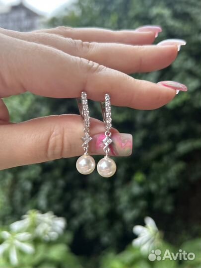 Серьги серебро 925