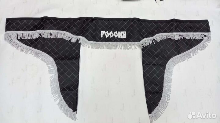 Ламбрекены Россия черная экокожа