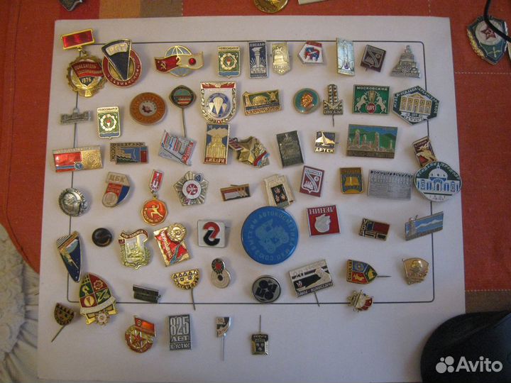 Значки СССР легкие