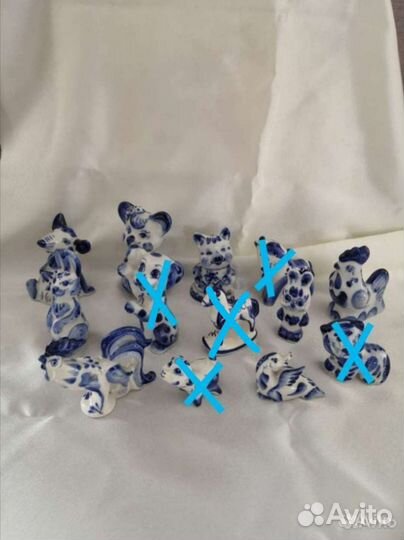 Гжель фигурки