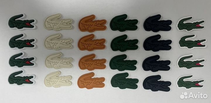 Нашивка Lacoste силиконовая