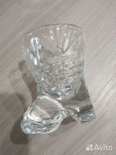 Рюмки хрустальные сапожки